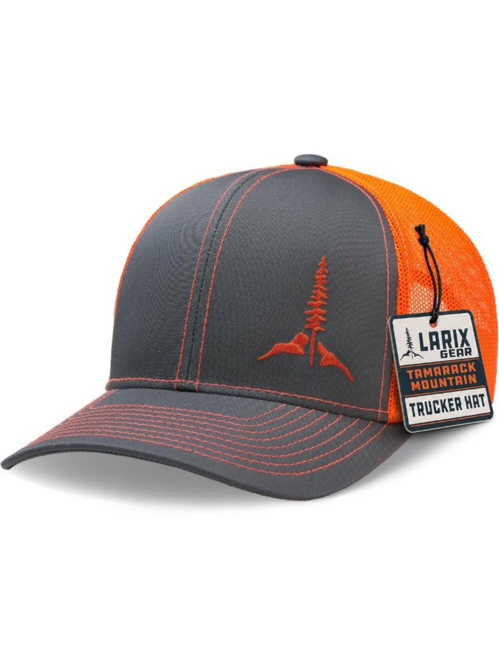 Stylish Men's Trucker Hat, Mesh Snapback Cap for Outdoor Adventures & Casual